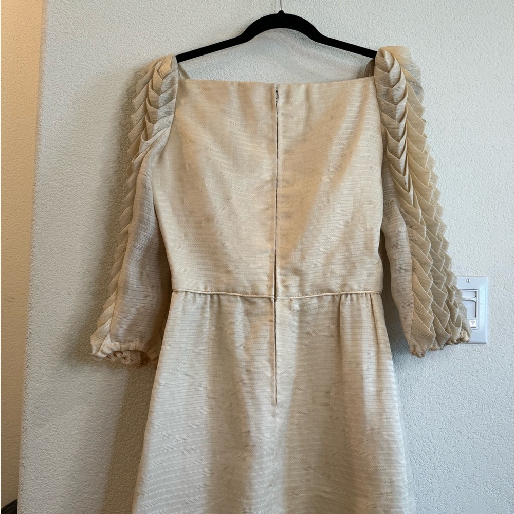 Vintage 60s Extremely rare accordion sleeve dress - Picture 2 of 5